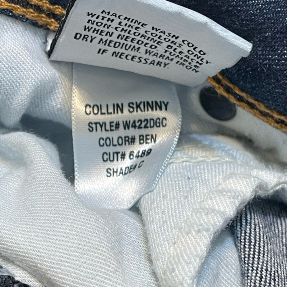 HP! 🎉❤️ Hudson Jeans Collin Skinny Fit Stretch Jeans - Picture 10 of 13
